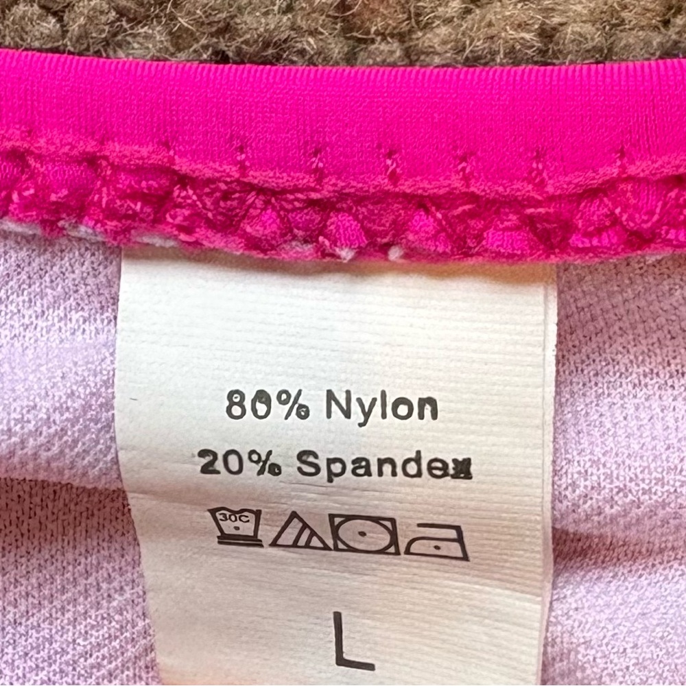 Women’s high waisted criss cross 2 piece bathing suits. Size large. - Picture 3 of 3